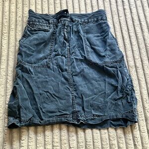 J. Jill Navy Mini Skirt
